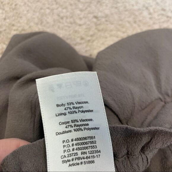 Aritzia Wilfred Montrouge shorts Sz L khaki drawstring 🔥 - Picture 8 of 10